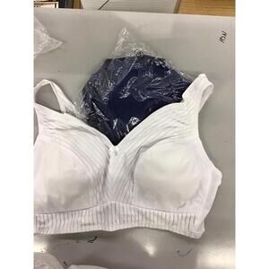 Rhonda shear 2 pack super soft sports bra 2 pack size 3X new from HSN